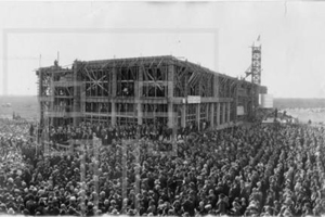 TTU Admin building under construction