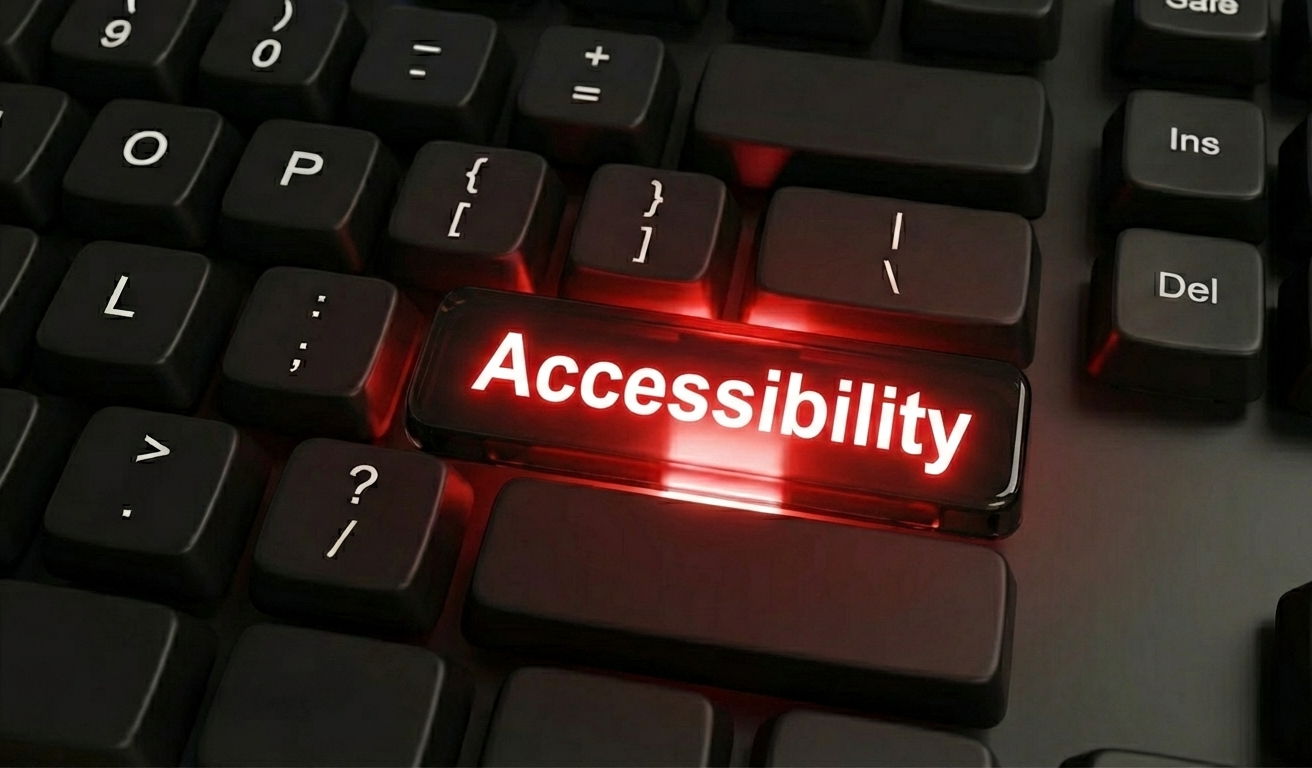 Keyboard with an ACESSIBILITY key