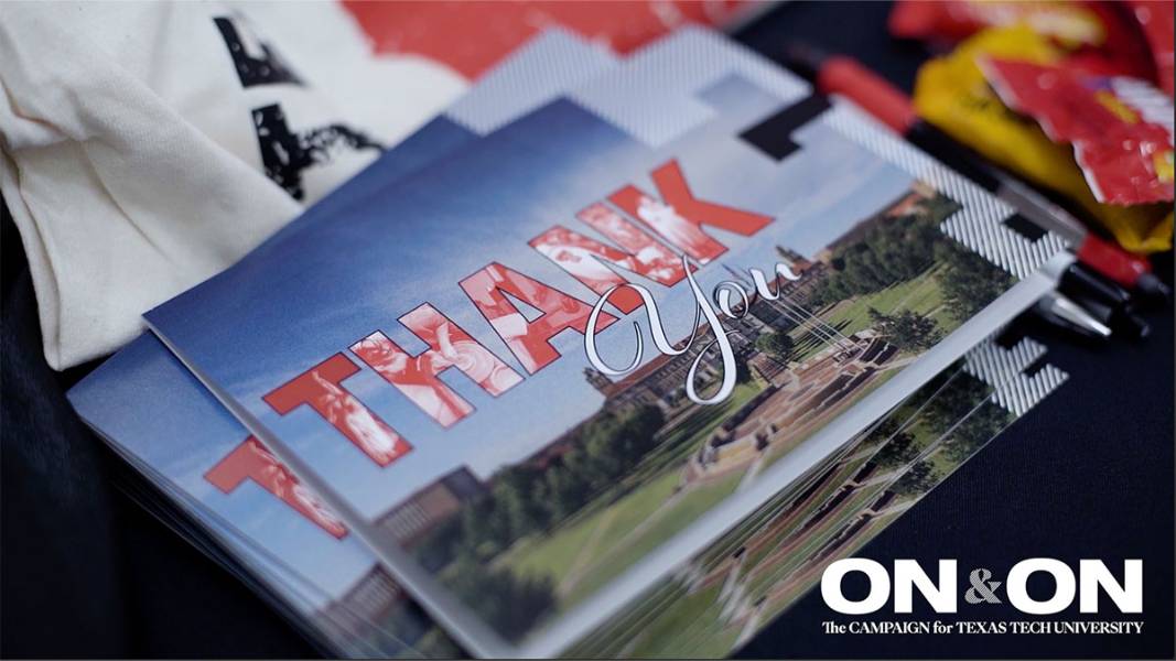 Thank You cards from the On & On campaign
