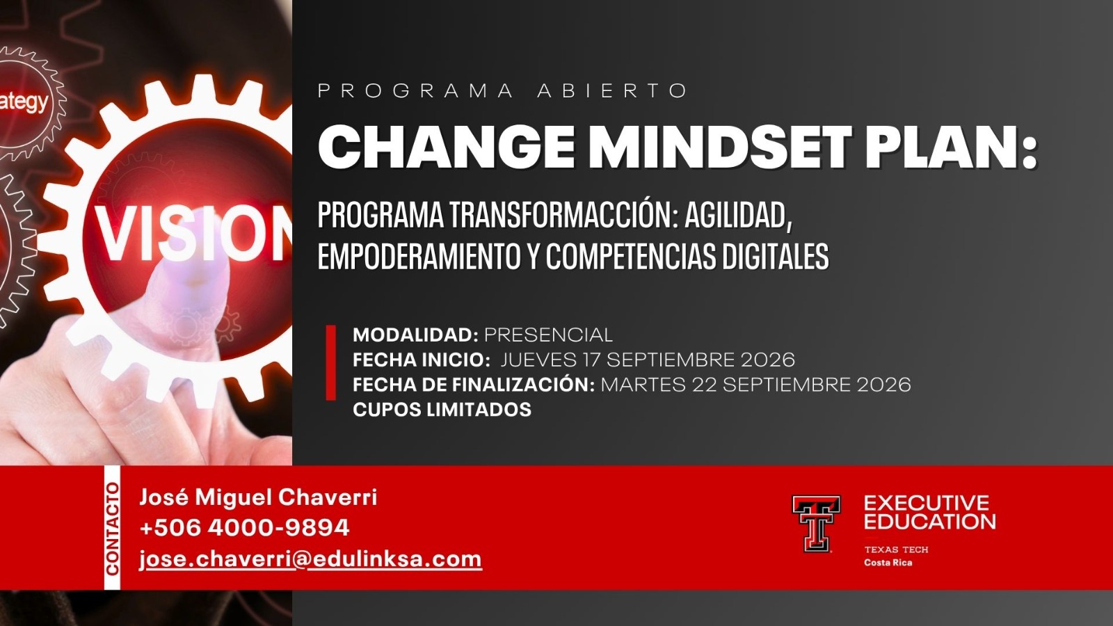 Infografía "Change Mindset of Plan"