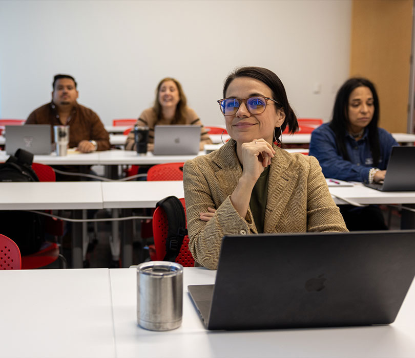 Students in a classroom