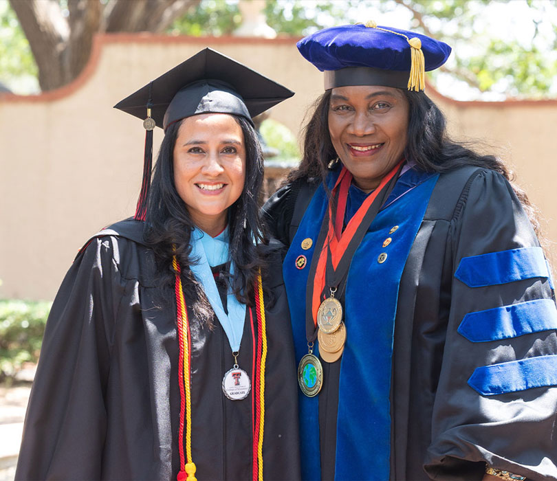 Luisa Blackwell with Dr. Comfort Pratt