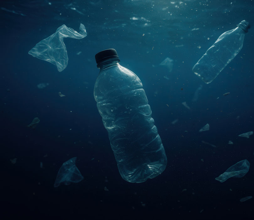 Microplastics in the ocean