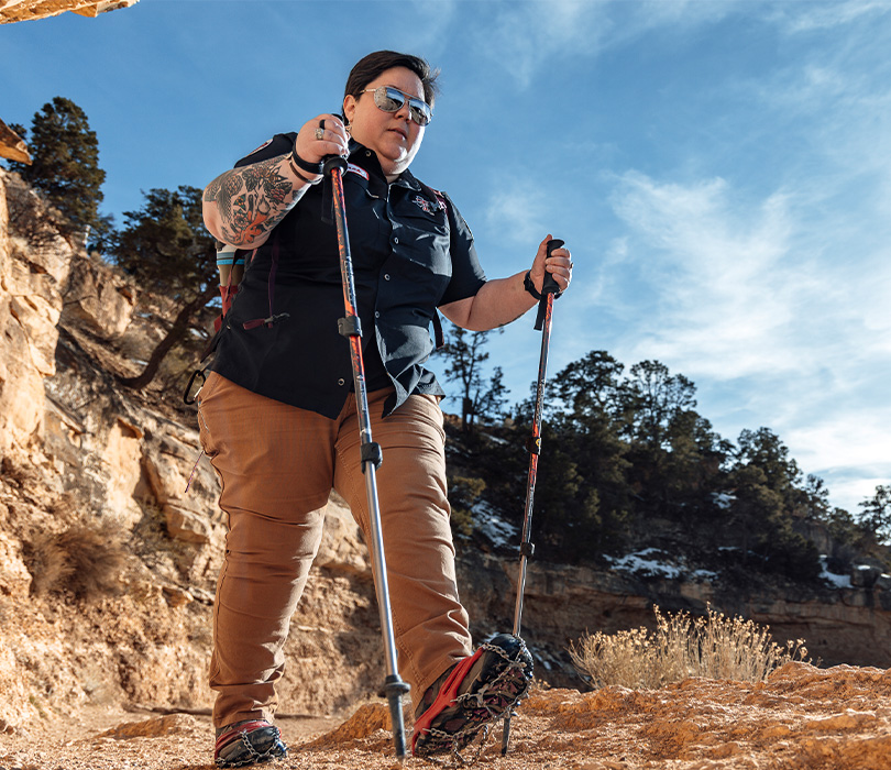 Sarah Hiking