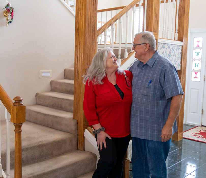 Dawn and David Fleming at the Woodrow Bed & Breakfast