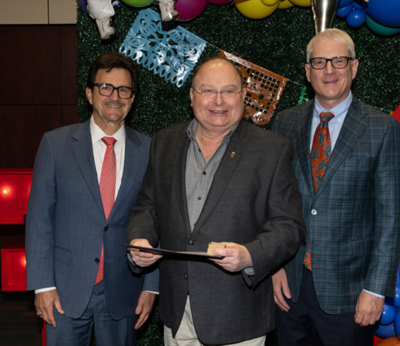 President Schovanec, Robly Glover, Ronald Hendrick