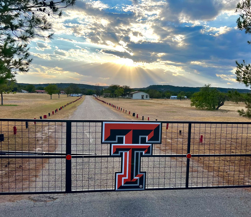 entry gate at TTU Junction campus