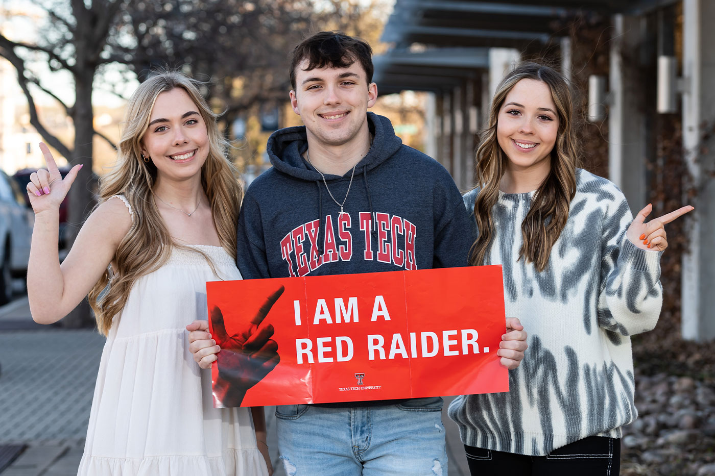 Triplets accepted to Texas Tech. 