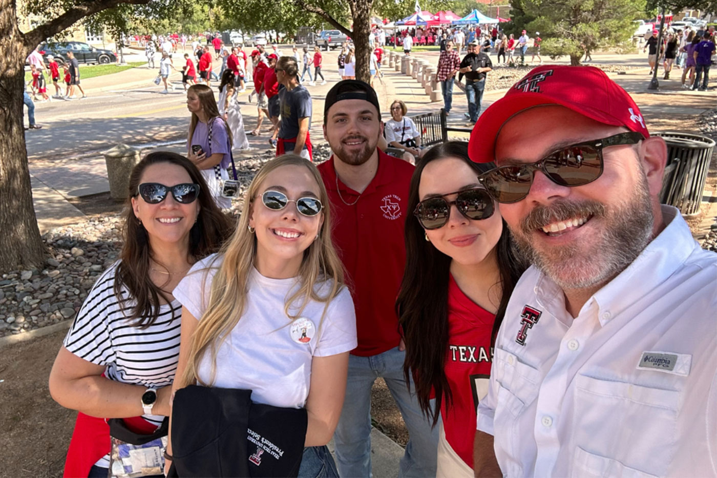 Crawford Family on game day. 