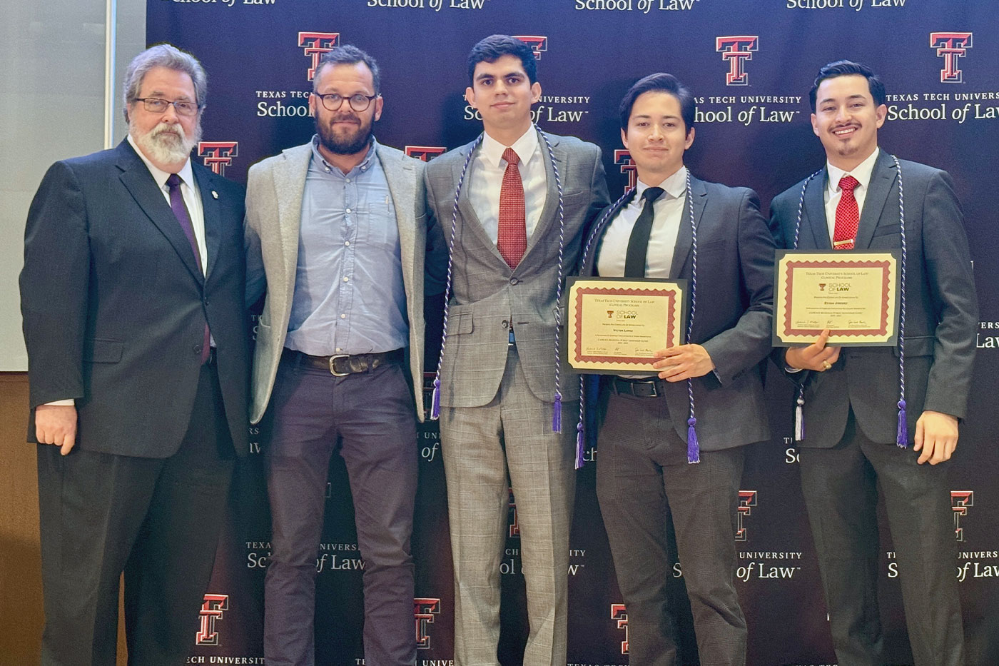 Patrick Metze, Joe Stephens, José Covarrubias, Victor Lopez and Ethan Jimenez