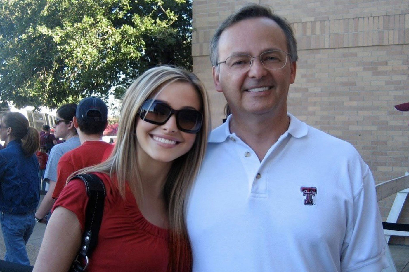 Laura and Richard at a Texas Tech game