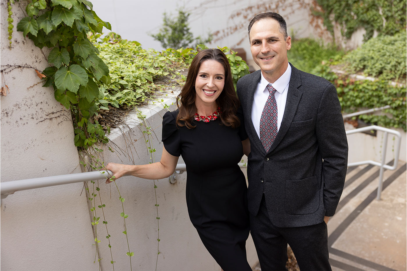 Amy-Rose King and Russell Winn