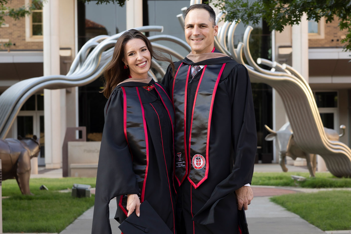 Amy-Rose King and Russell Winn