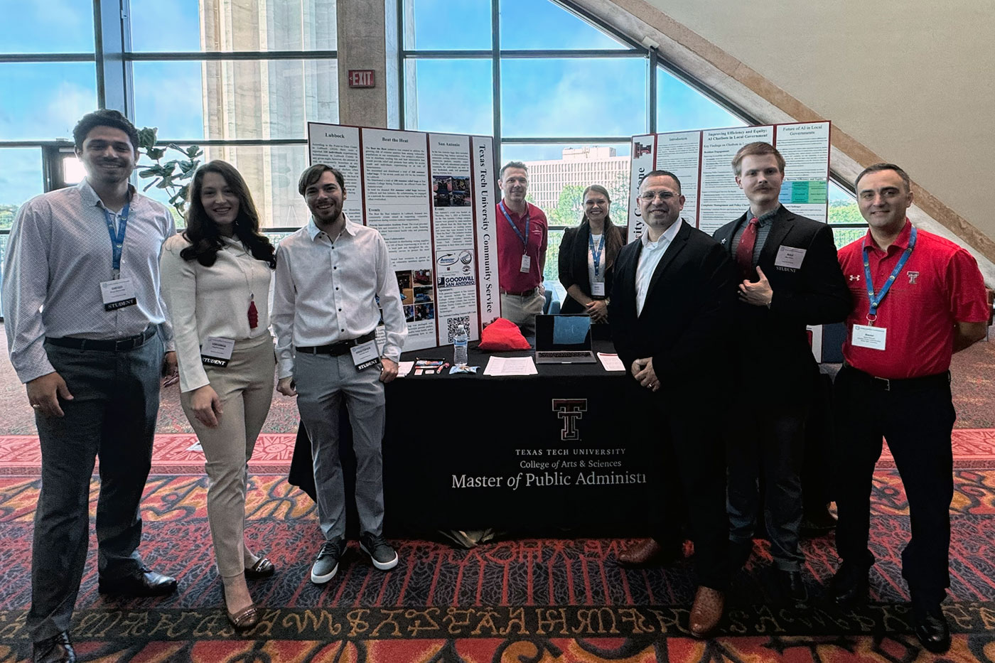 The MPA team and program director Daniel Scheller during the project presentation segment of the ICB.