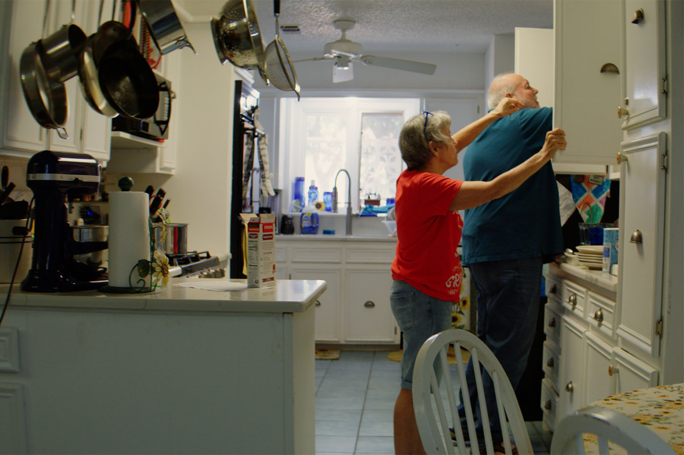 Judith and Jerry at home.
