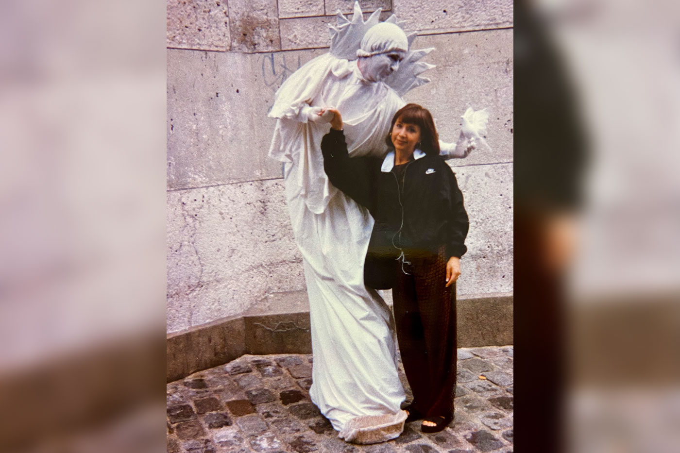 Milsap in the historic Monmartre district in Paris, 1996