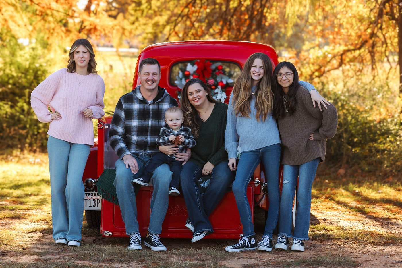 Family Christmas photo