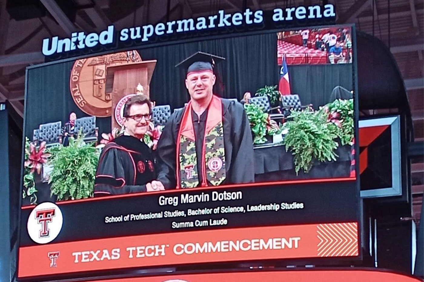 Raidervision at Commencement