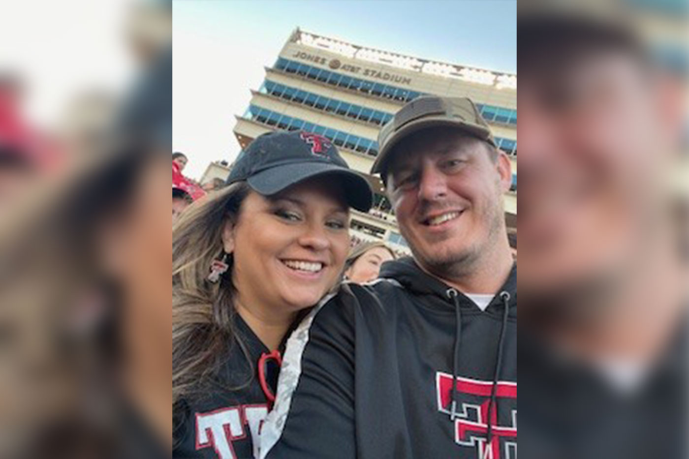 Greg and Chrissy at Jones AT&T Stadium.