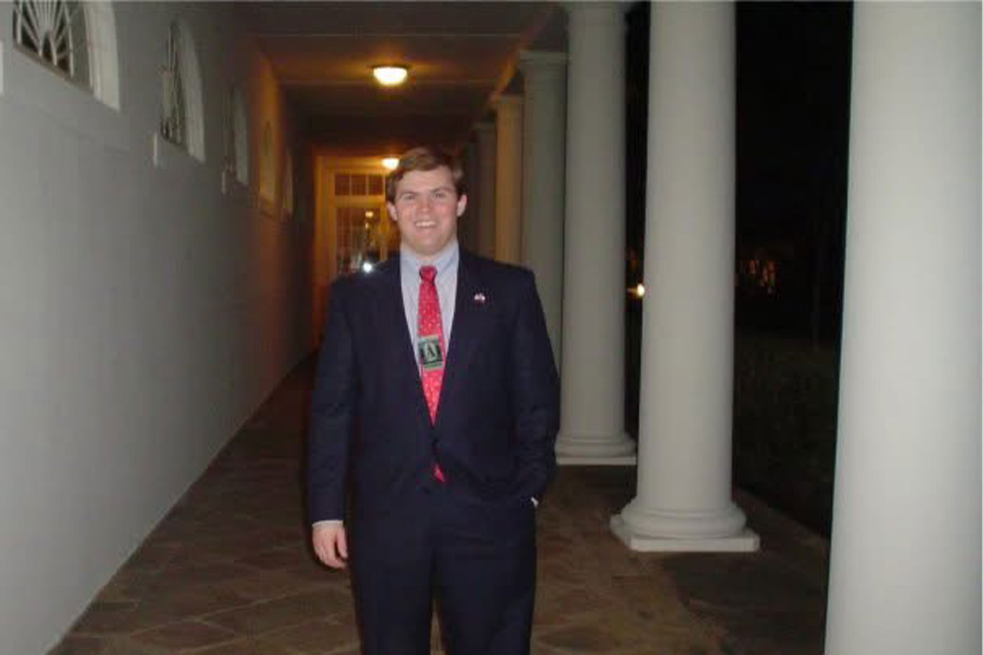 Young Andrew Hughes in Washington D.C.