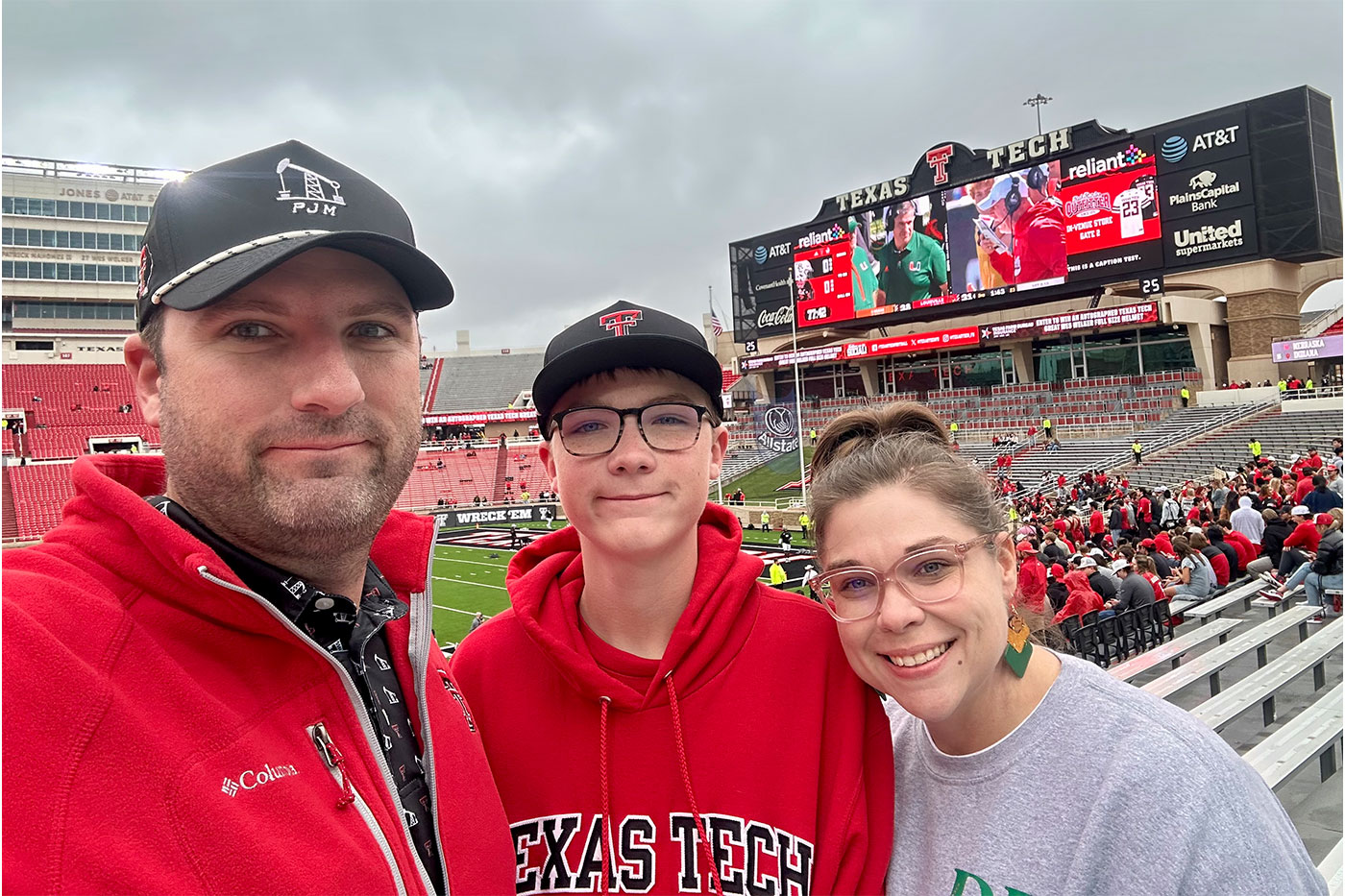 The Hardwicks at Texas Tech’s 2024 homecoming