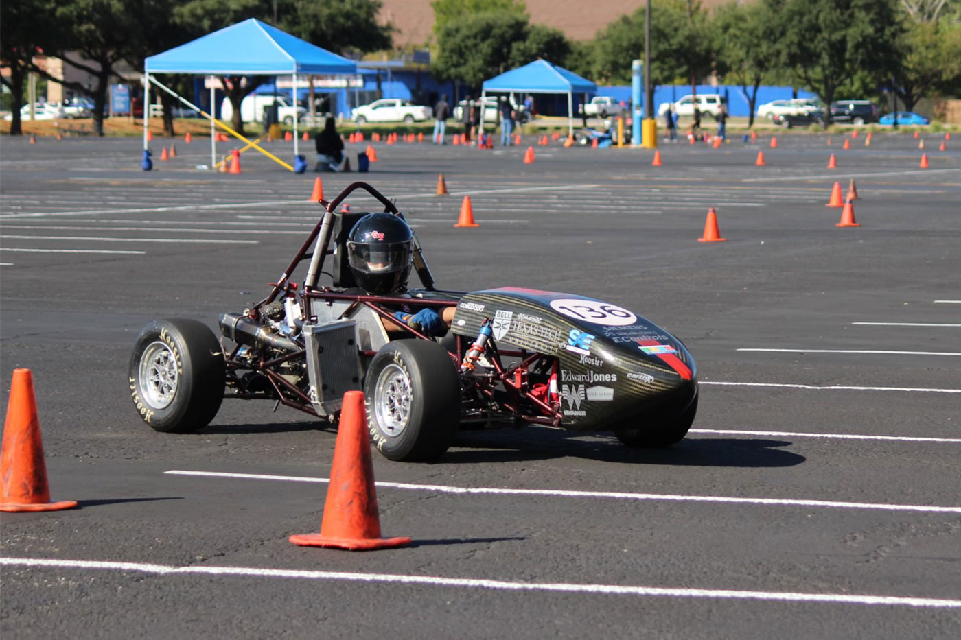 Red Raider Racing on the course in Arlington, Fall 2023