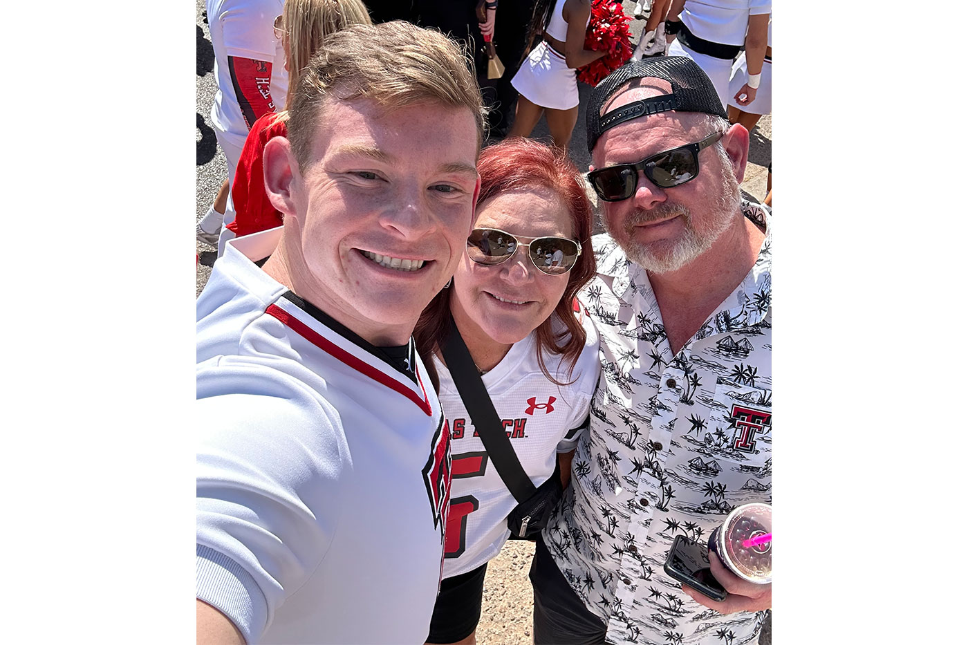 Kolby, Christie and David, stepdad