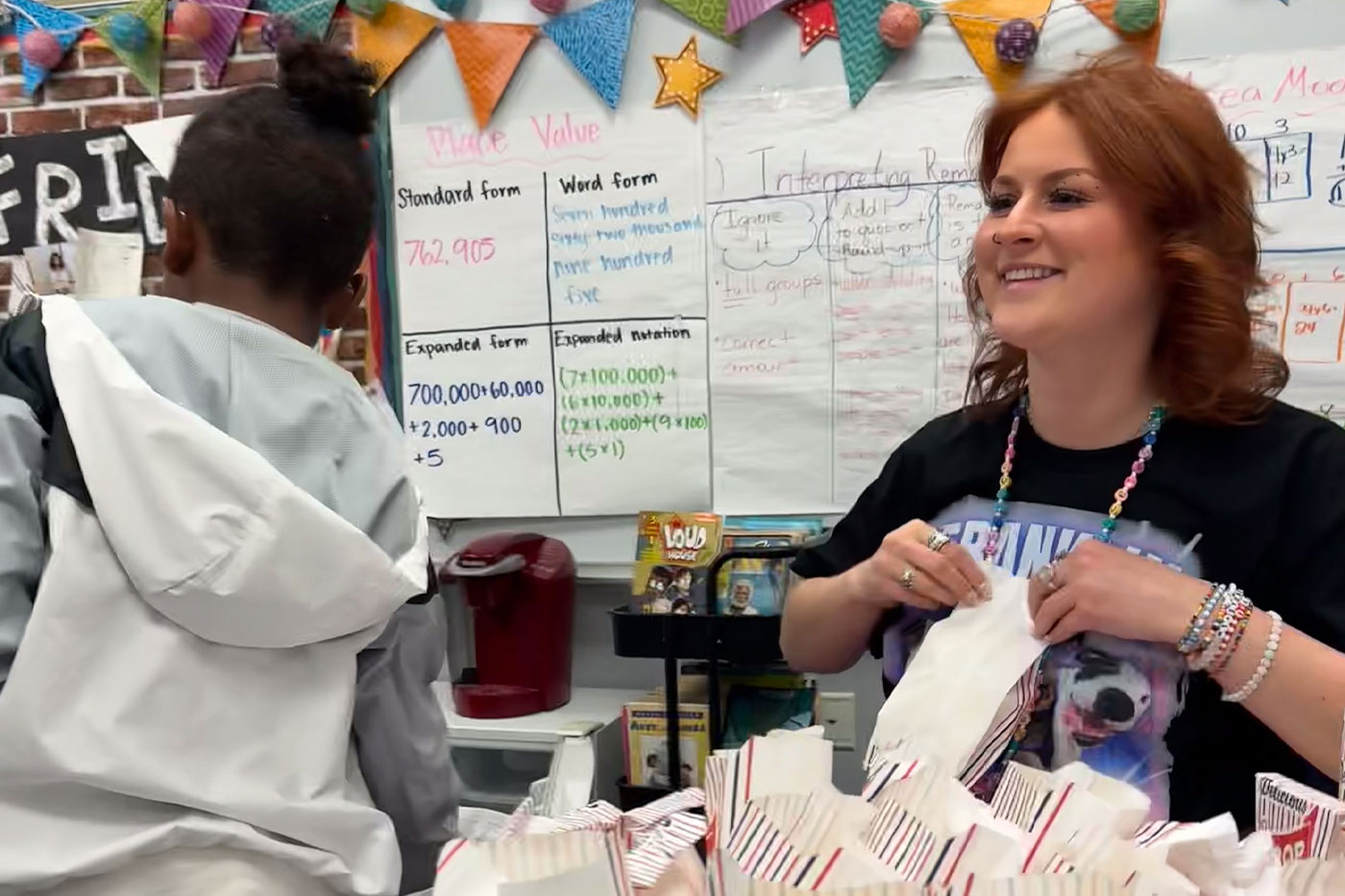 Sydney in the classroom