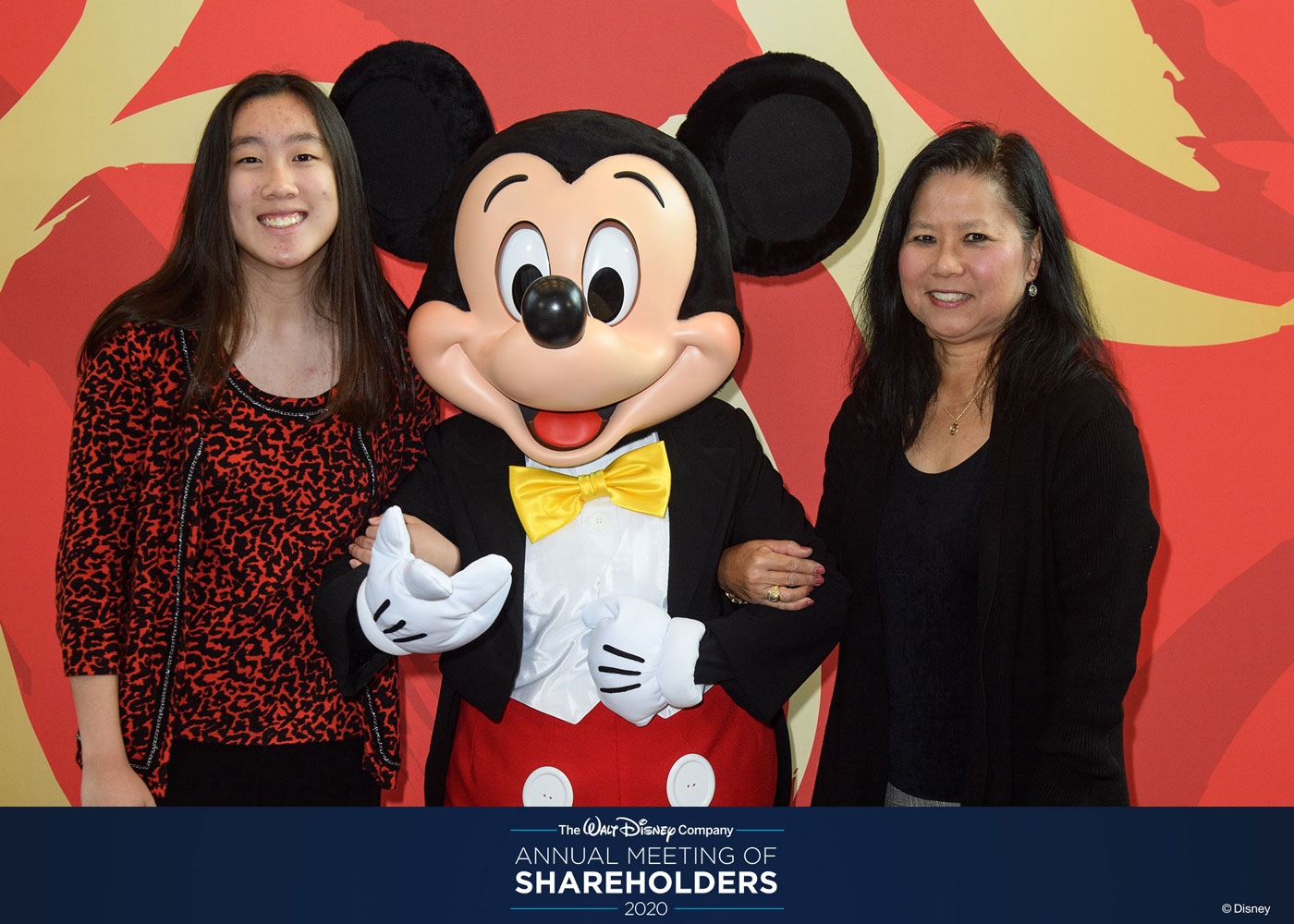 posing with mickey mouse 2020