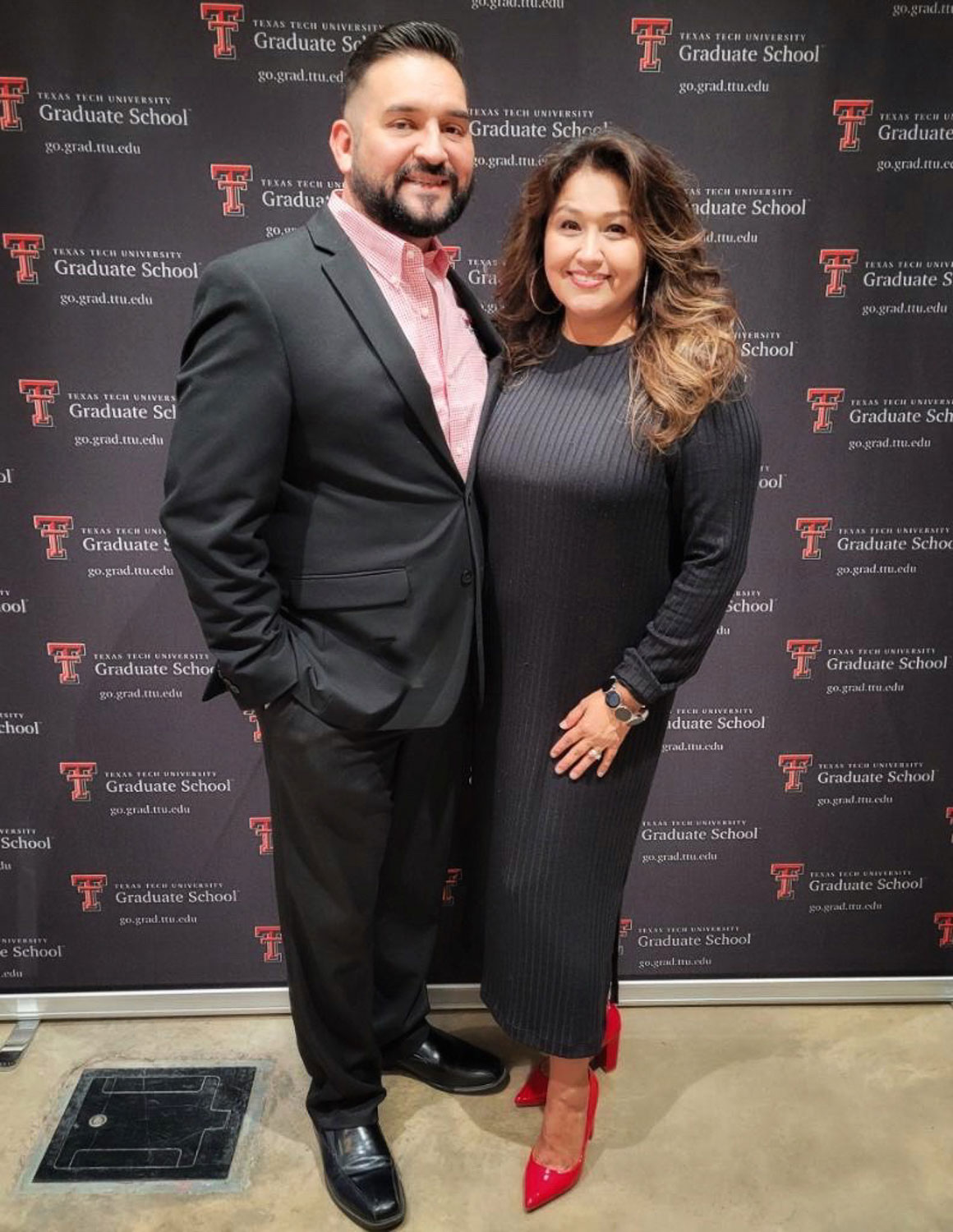 Rudy Reyes and his wife