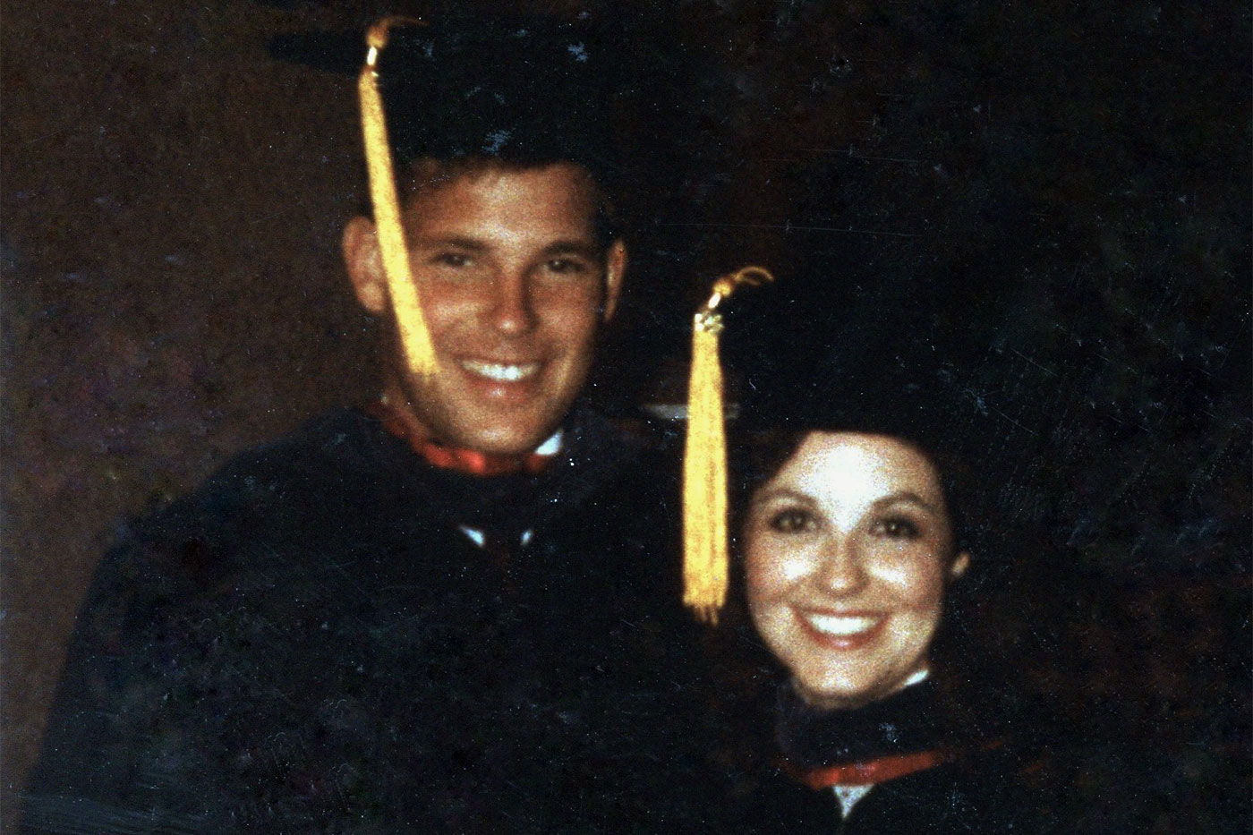 The Gordons in caps and gowns. 