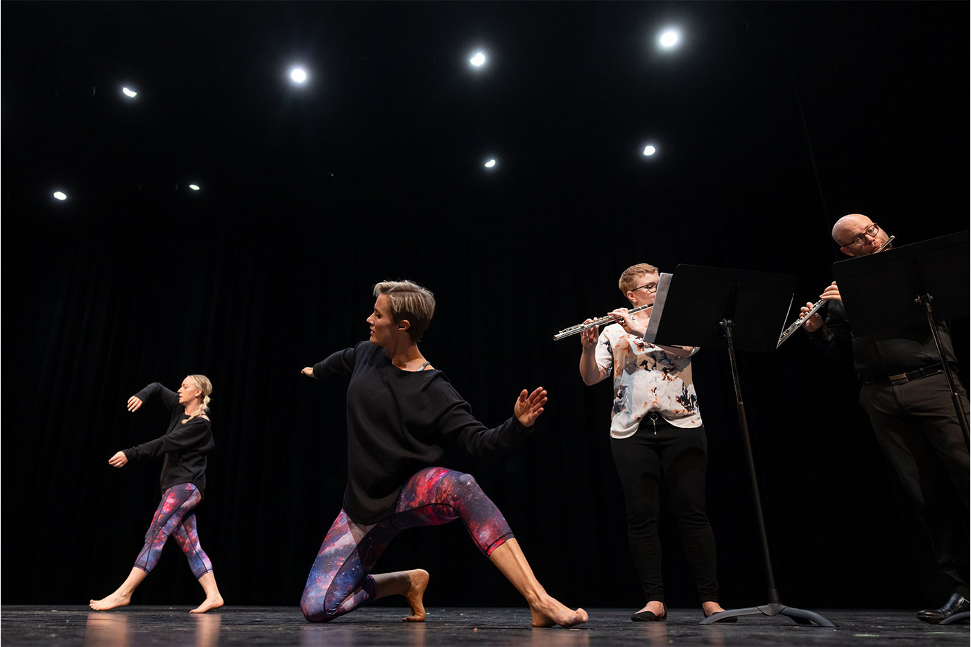 Dancers on stage