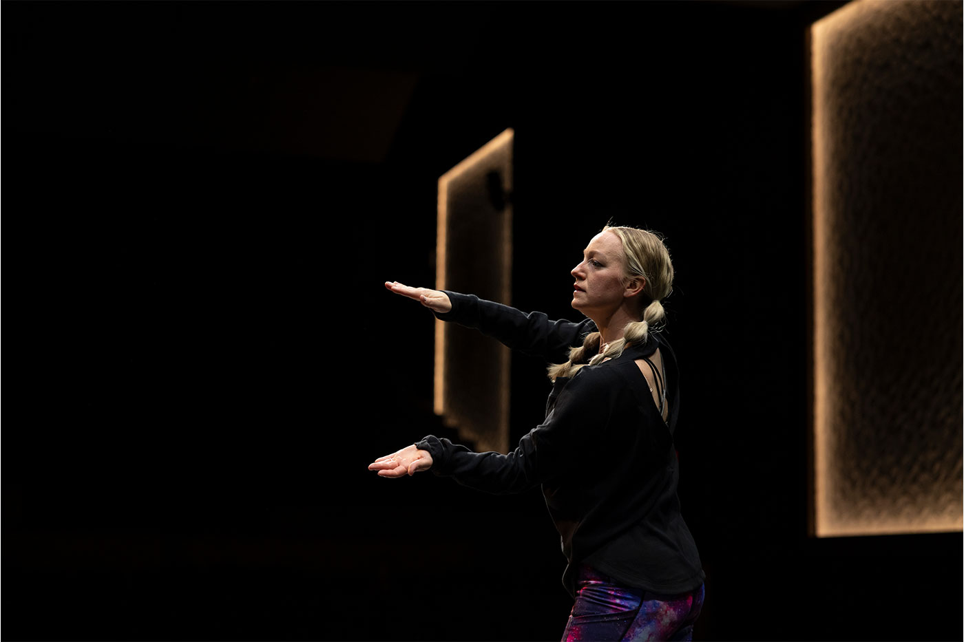 Dancer on stage.