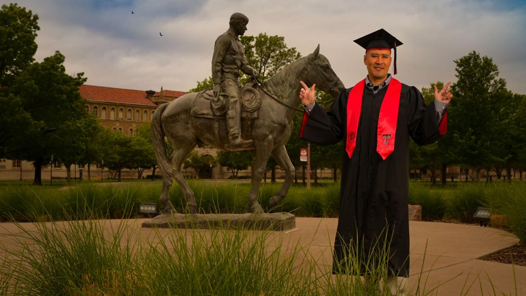 Recent Texas Tech Graduate Rafael Morales Reaches the Finish Line