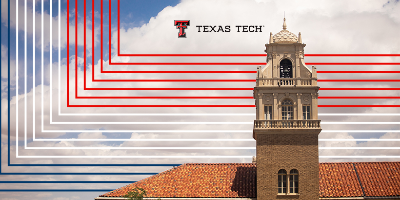 Red, white and blue banner