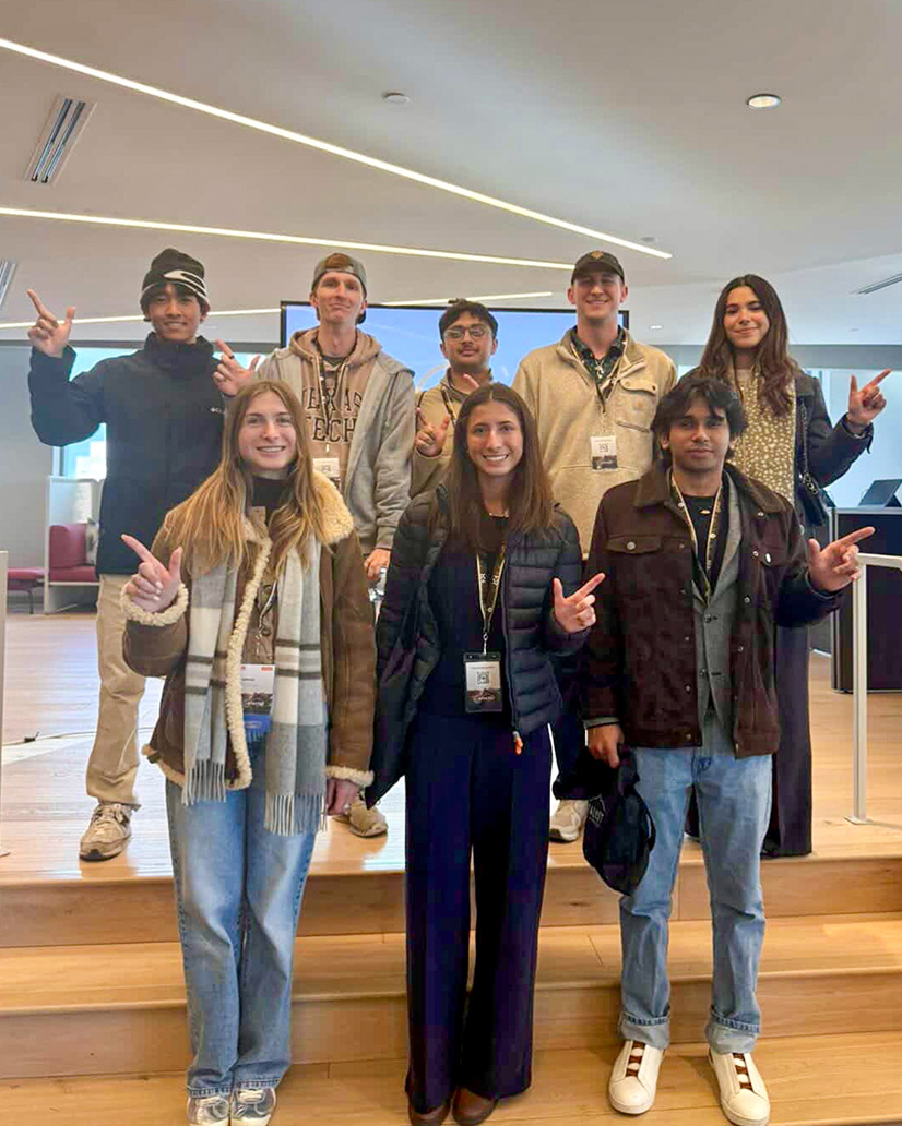 AIAS student members.