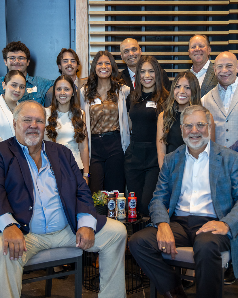 Group photo from a networking event.