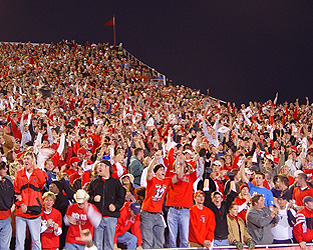 TTU gameday fans